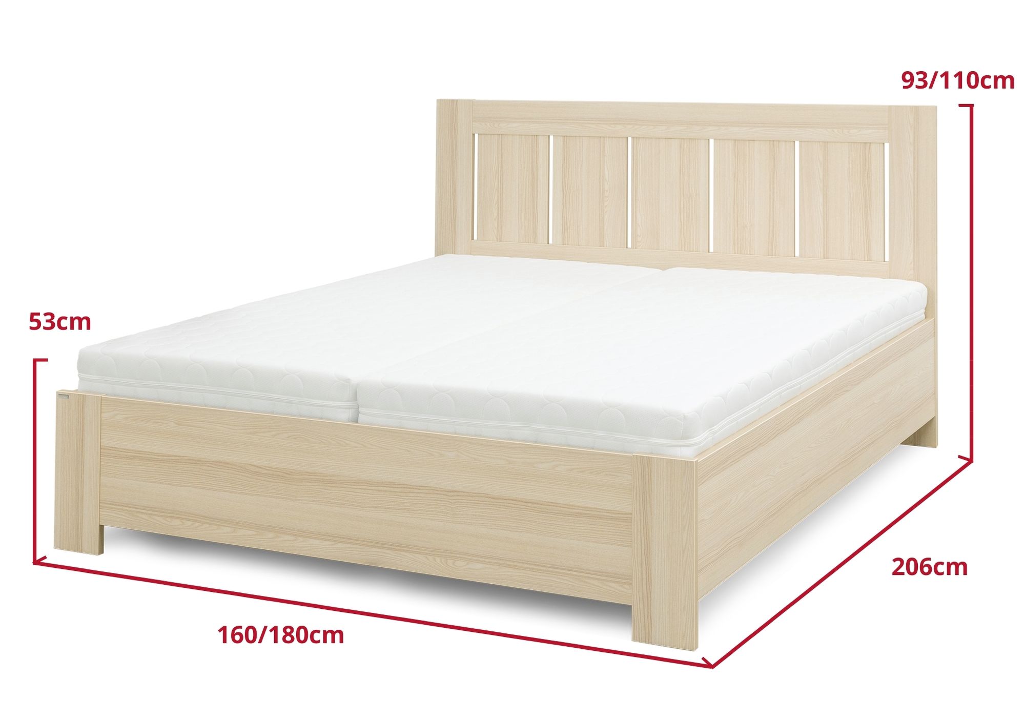 Rozměry postele LOTA